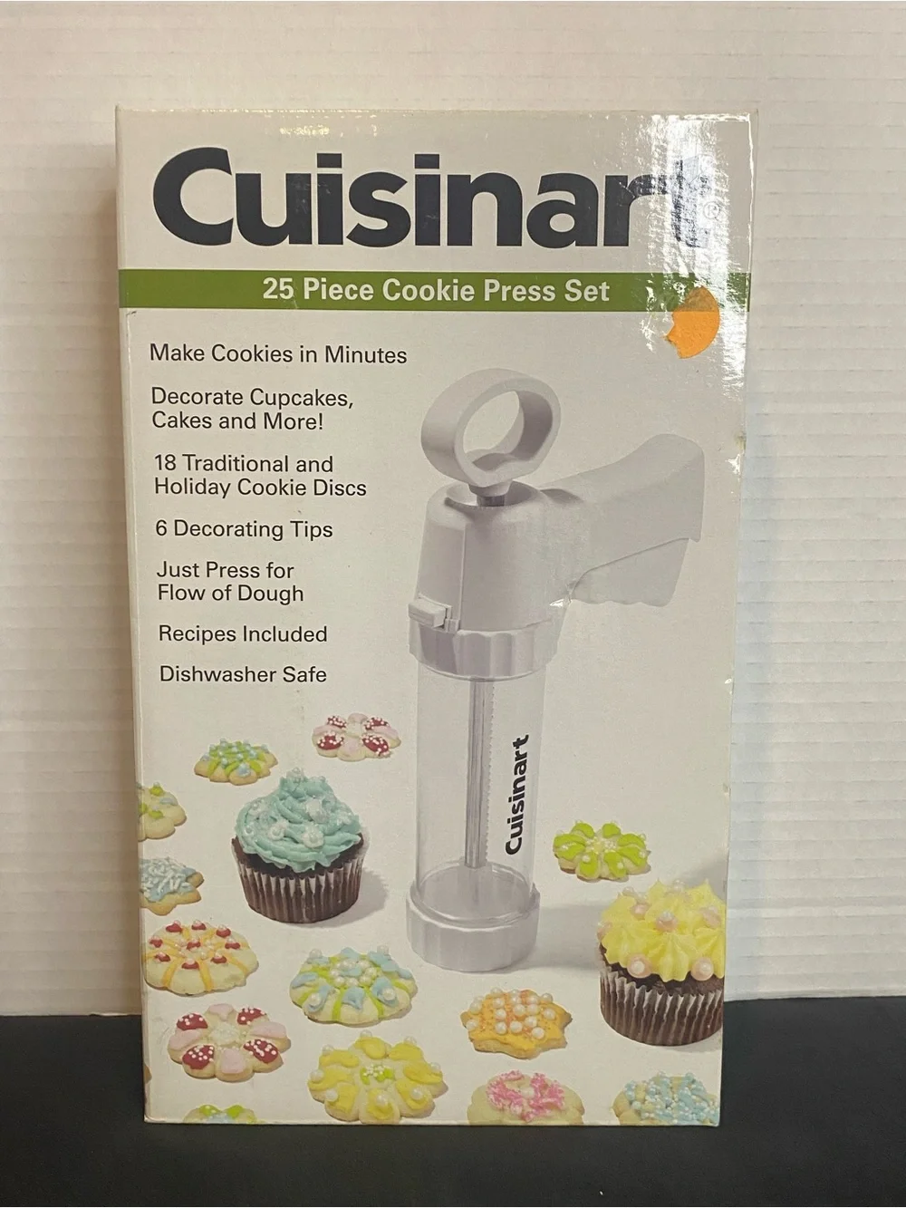 Cuisinart White 25-Piece Cookie Press Set